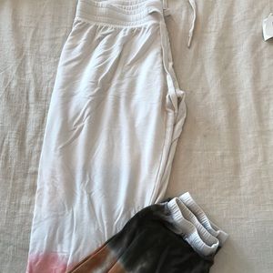 PJ SALVAGE joggers in trendy tie dye